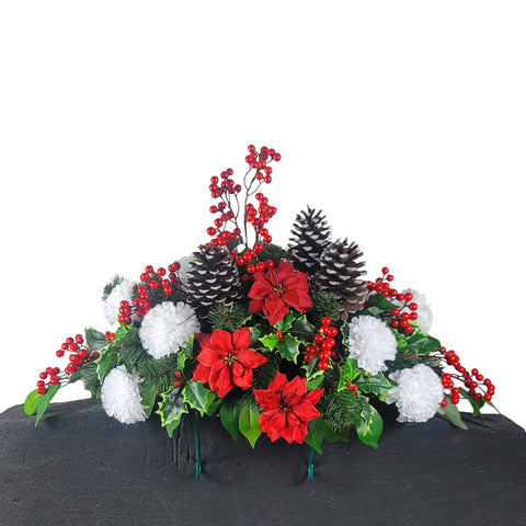 SALE "Blessings of the Season" Headstone Saddle-30" Width"