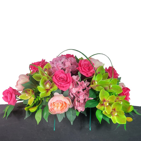 NEW DESIGN-"Blooming Horizons" -24"Width Tombstone Saddle