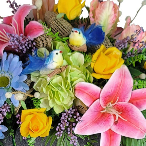 NEW-"Botanical Gardens" Tombstone Saddle- 32"Width