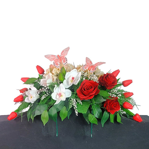 NEW RECIPE-"Butterfly Whispers" Tombstone Saddle-23" W-Several Color Combinations Available