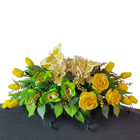 NEW RECIPE-"Butterfly Whispers" Tombstone Saddle-23" W-Several Color Combinations Available