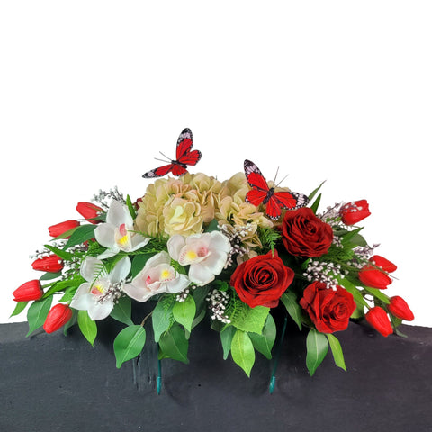 NEW RECIPE-"Butterfly Whispers" Tombstone Saddle-23" W-Several Color Combinations Available