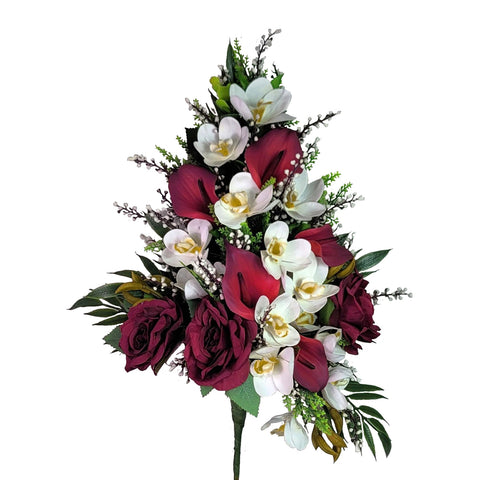 New Design-"Everlasting Romance"- Mausoleum Bouquet-16"H