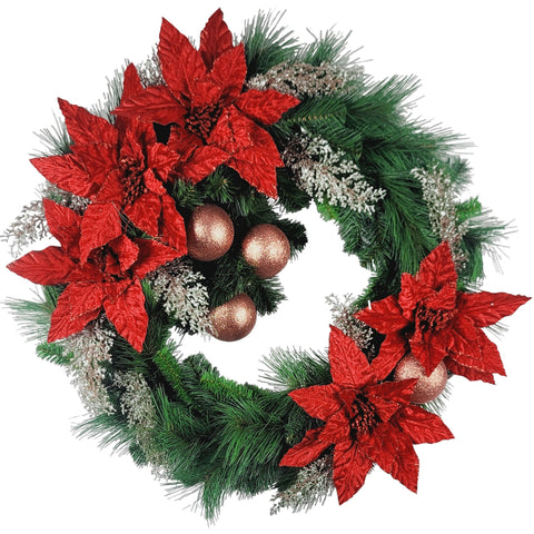 NEW-SALE-"For the Season" Tombstone Wreath-28"D