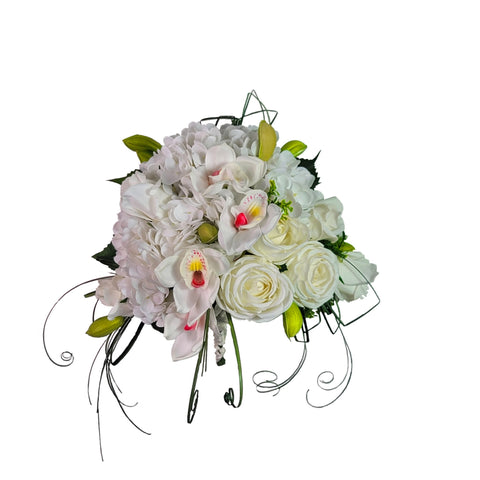 NEW-"Heavenly Grace" Mausoleum Bouquet-10" H
