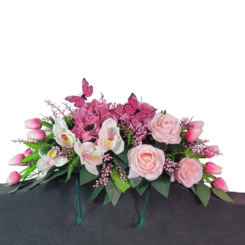 NEW RECIPE-"Butterfly Whispers" Tombstone Saddle-23" W-Several Color Combinations Available