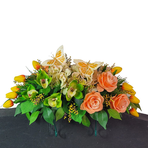 NEW RECIPE-"Butterfly Whispers" Tombstone Saddle-23" W-Several Color Combinations Available