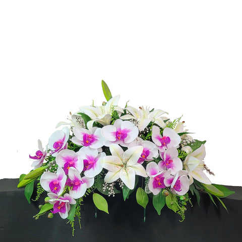 NEW RECIPE-"Reflection of Peace" Tombstone Saddle- 26"Width