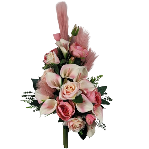 NEW-"Treasured Memories" Mausoleum Bouquet-18"H Including Drop