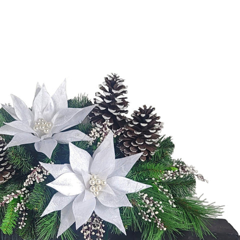 NEW-SALE- "White Christmas"Tombstone Saddle-35" Width