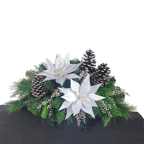 NEW-SALE- "White Christmas"Tombstone Saddle-35" Width