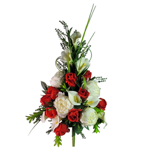New Design-"With Love and Affection"- Mausoleum Bouquet-Premium-19"H