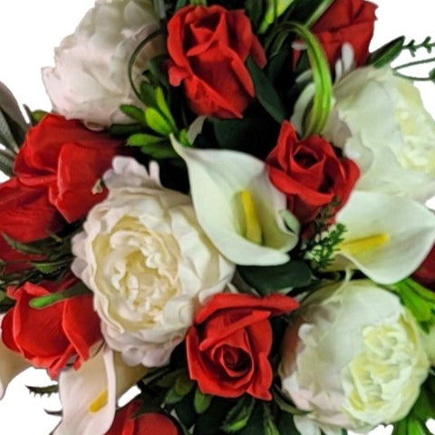 New Design-"With Love and Affection"- Mausoleum Bouquet-Premium-19"H