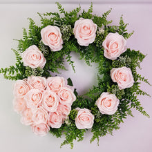 Our Signature Wreath and Heart Combination Tribute-20"D-14 Colour Options