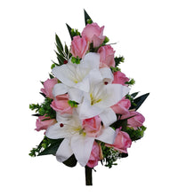 "Only You" Mausoleum Bouquet-16"H-Available in 2 Colours