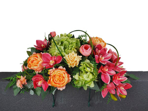 "Blooming Horizons" -24"L Tombstone Saddle