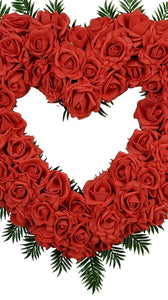 SALE "Everlasting Love" Tombstone Open Heart-25"Diameter