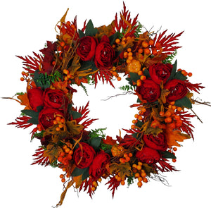 FINAL SALE "Gratefulness" Tombstone Wreath-24" Diamter