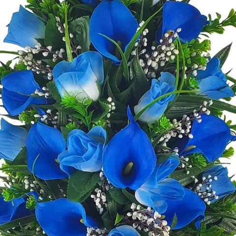 "Ocean Breeze" Mausoleum Bouquet-17"H