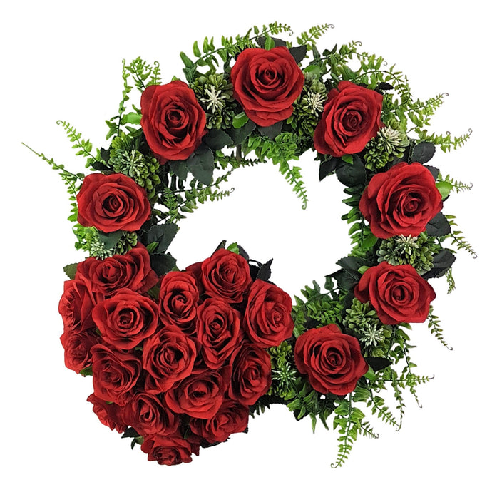 Our Signature Wreath and Heart Combination Tribute-20
