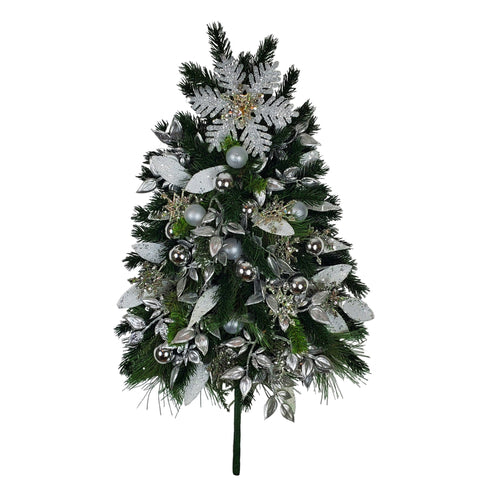 SALE "Shimmering Silver" Mausoleum Tree Tribute-21"