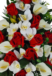 "Loving You Forever" Mausoleum Bouquet-19"H-PREMIUM PRODUCT